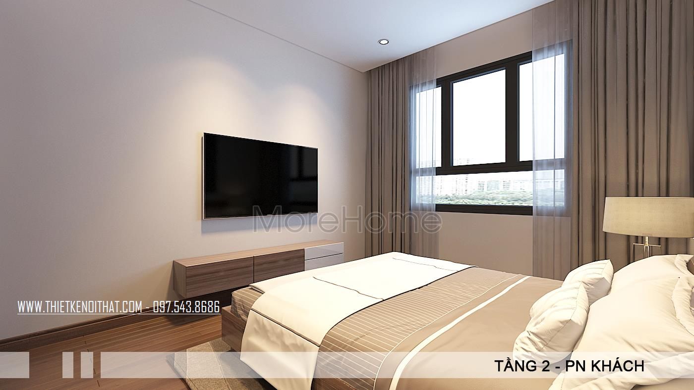 Thiết kế nội thất biệt thự hiện đại tại VinHome Thăng Long